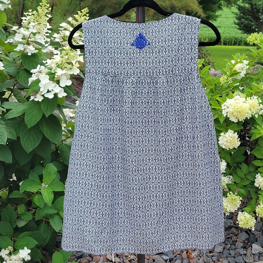 THML Black with Blue Embrodery Sleeveless Top Size L - Picture 2 of 13